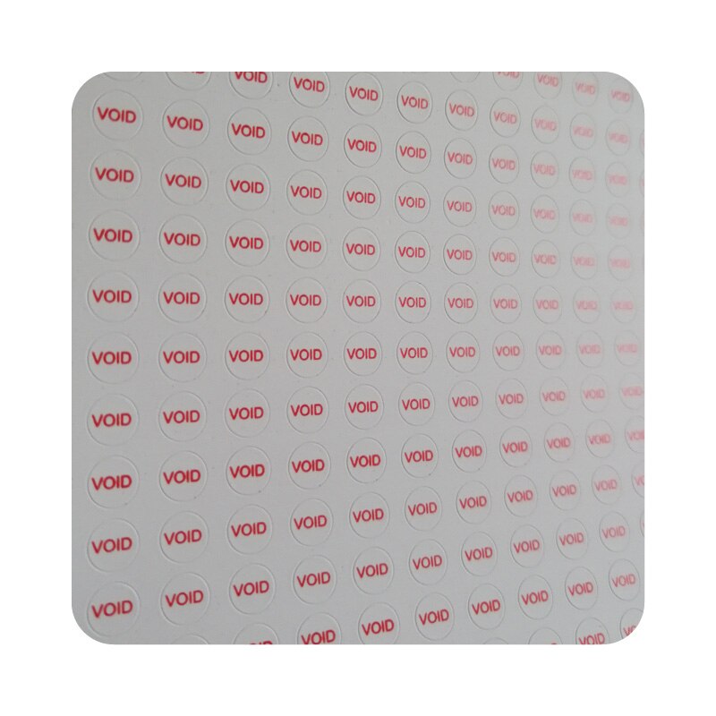 Sininen/punainen pyöreä 5mm 500 kpl/erä särkyvää paperia tyhjä tarra taattu peukalointitakuu sinetti mobiili/kannettava tietokone/ipad korjaukseen