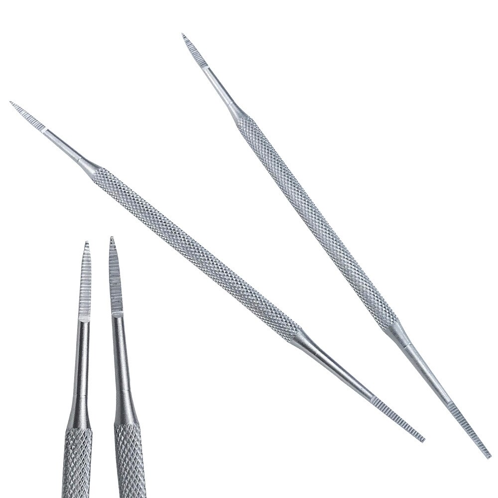 1PCS Double Ended Toe Nail File Stainless Steel Ingrown Toe Correction Lifter Files Pedicure Toenails Care Clean Manicure Tools