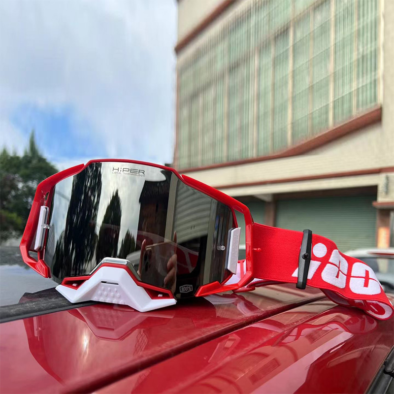 Motocross Goggles for Dirt Bikes Motorcycle Ski Sports Durable Mountain Biking Goggles MX Moto Man MTB ATV Windproof Protection: PURPLE