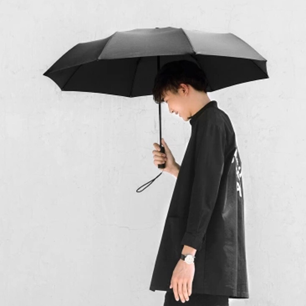 Xiaomi Mijia-Paraguas automático Original para hombre y mujer, sombrilla de aluminio resistente al viento, impermeable, UV, para verano e invierno