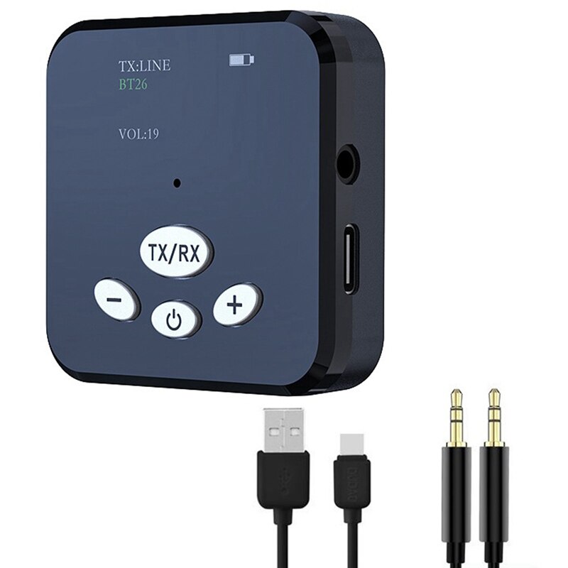 Bluetooth Transmitter Receiver 3.5mm Jack Bluetooth 5.0 Auxiliary Audio Wireless Adapter for PC TV Headset Car Computer: Default Title