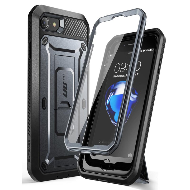 SUPCASE pour iPhone SE 2022 étui pour iPhone 7/8 étui UB Pro étui robuste étui avec protecteur d&#39;écran intégré: Gray