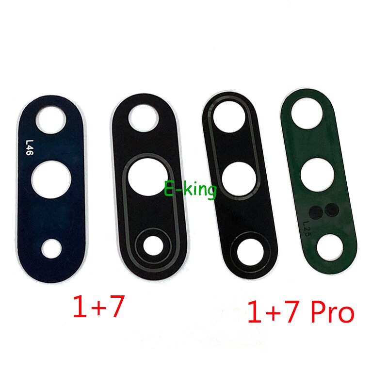 10Pcs Voor Oneplus 5 6 7 7T 8 9 9T 1 + 5 1 + 6 1 + 7 1 + 8 1 + 9 1 + 9T Pro Achter Terug Camera Glazen Lens Met Sticker tape Lijm