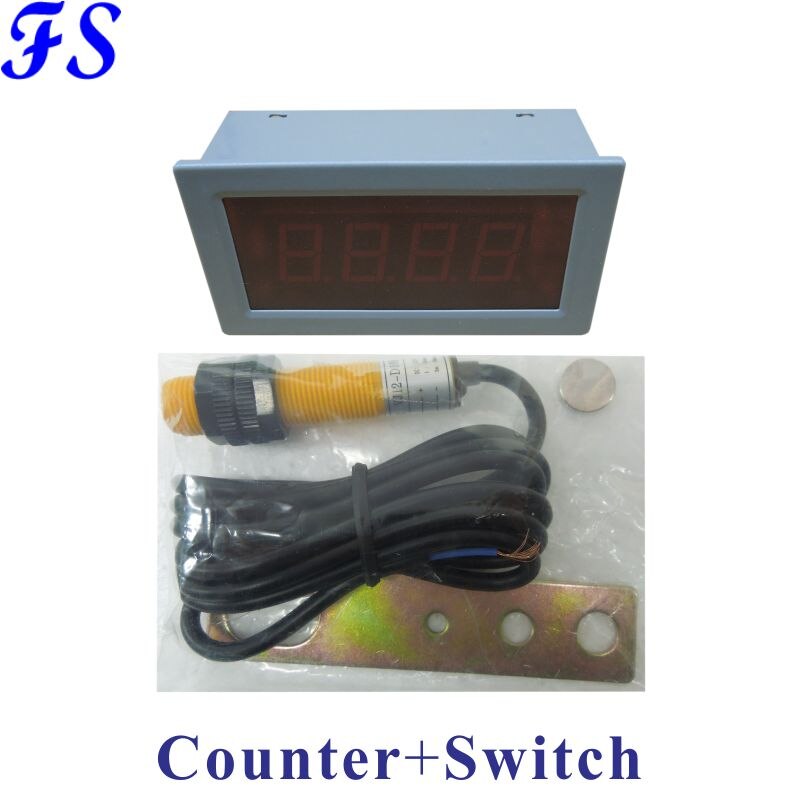 Yb5135c led digitale tellere elektriske tellere måleinstrumenter teller magnetisk kontrollert bryter 0.56 '' strøm volt  dc5v