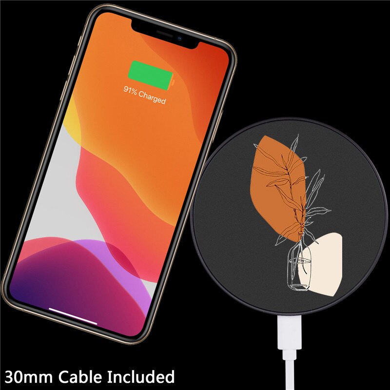 JAMULAR INS-cargador inalámbrico para Iphone 12 11 X, cargador para Airpods, Samsung, Huawei y XIAOMI: Style 5