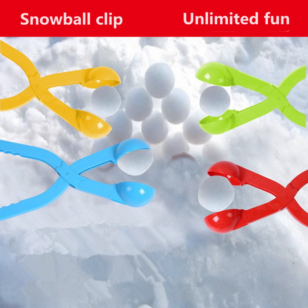 4 stk vinter sne bold maker sand skimmel værktøj børn legetøj sne scoop maker klip snebold kamp udendørs sport barn legetøj