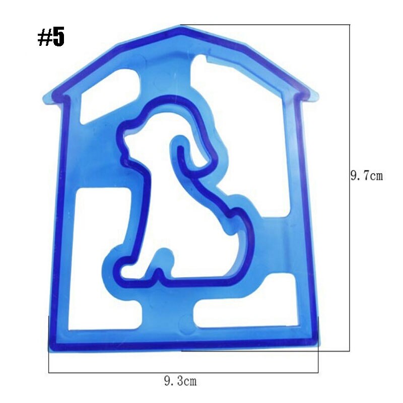 Coupeur de pain Puzzle en forme d'animaux, moule facile à utiliser, outils de cuisson en forme de mignon, moule à pain, pain grillé, pas ennuyeux, pour enfants, petit déjeuner: 5