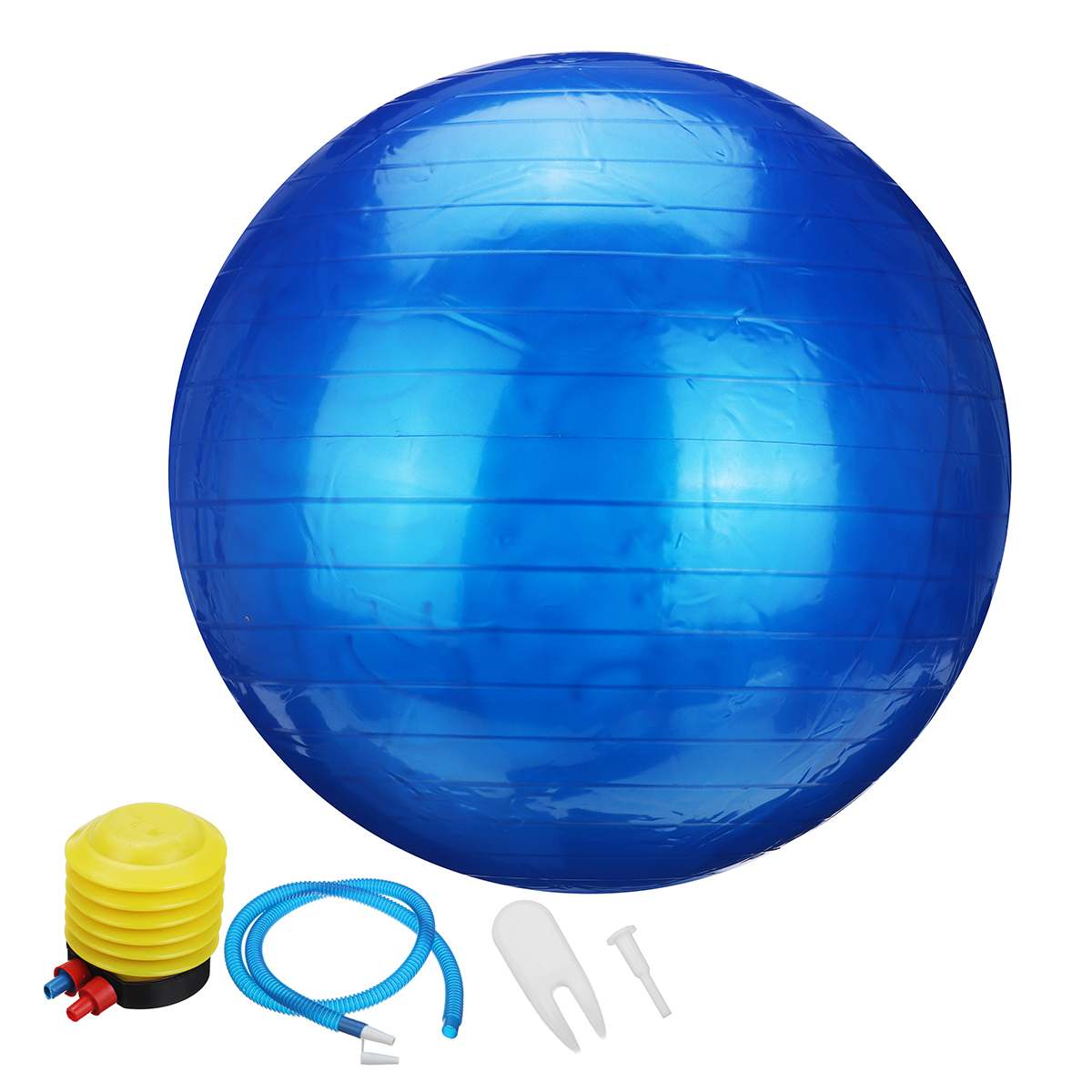 Sports Yoga Balls Bola Pilates ball Fitness Gym Balance Fitball Home Exercise Pilates Workout Massage Ball 55cm 65cm 75cm 85cm: 45cm blue