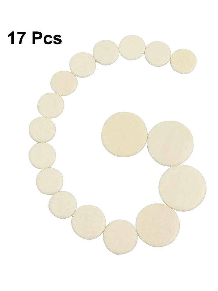 17Pcs Clarinet Pads Musical Instrument Clarinet Cushion Woodwind Instruments Part And Accessories Clarinet Pads Replacement