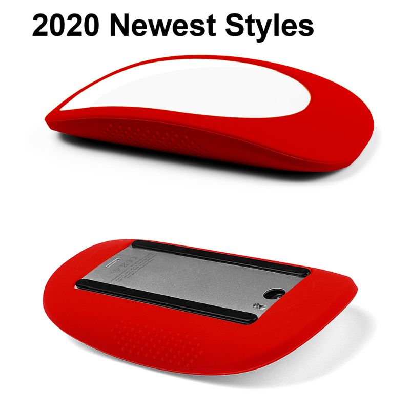 1PC Soft Silicone Mouse Protective Case for Magic Mouse 2 Gen Accessories Quick Release Anti-scratch Shell Skin Housing Cover: Red
