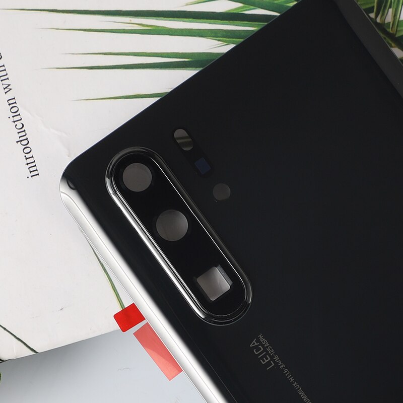 100% oryginalna obudowa do Huawei P30 Pro szklana pokrywa baterii naprawa tylnych drzwi telefonu tylna obudowa + Logo obiektyw aparatu