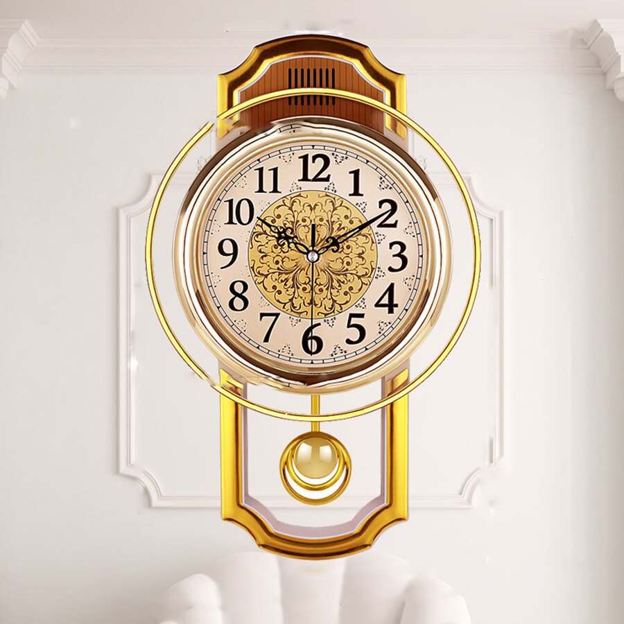 Vintage vægur mute pendul ur shabby chic reloj pared grande ure væg hjem indretning