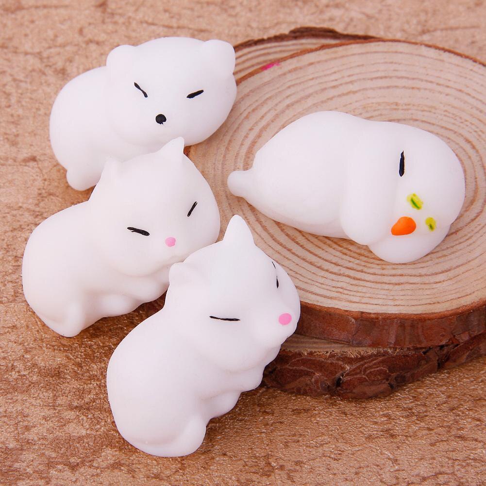1 stuk schattige cartoon dieren mochi kat knijp le speelgoed langzaam stijgt kind kinderen volwassenen stress verlichten speelgoed zacht knijp af reageren leuk
