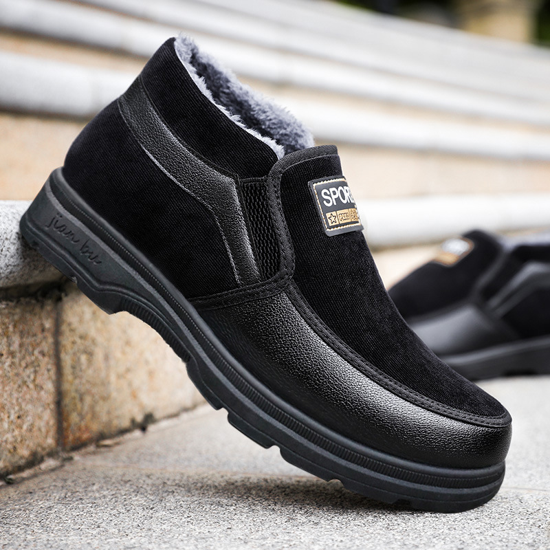 Snow Boots Protective and Wear-resistant Sole Man Boots Warm and Comfortable Winter Walking Boots Big Szie rt5