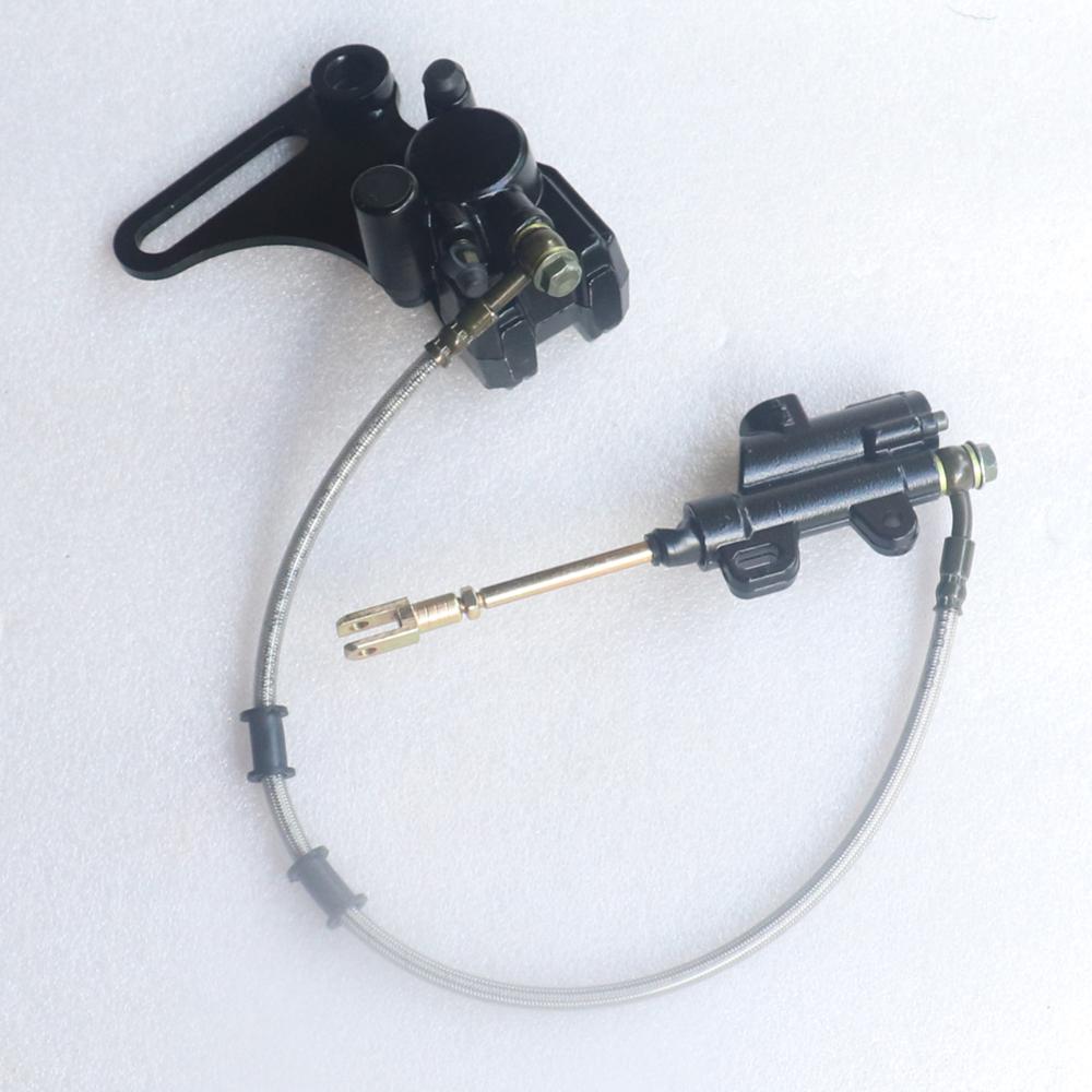 Motorcycle parts Rear Disc Brake System Caliper Pad For 125cc 140cc Pit Dirt Bike ATV Hydraulic Rear Brake Caliper