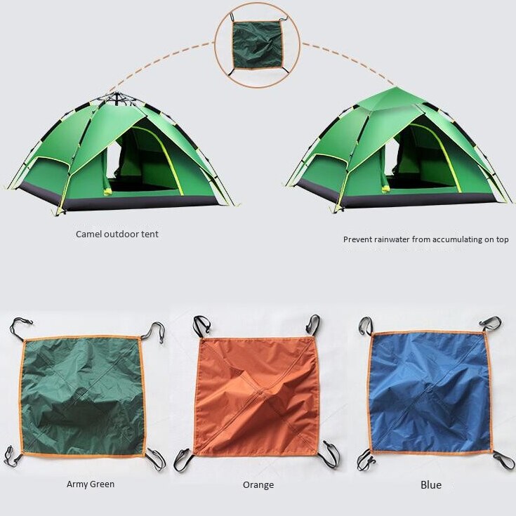 Tienda de campaña al aire libre de repuesto tragaluz tapa superior a prueba de lluvia cubierta de ventilación de techo cubierta superior dosel
