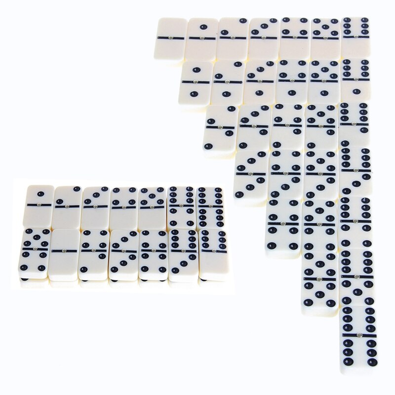 Houten Domino Doos Speelgoed Spel Set/28Pcs Reizen Domino Ideaal Voor Kinderen Kids