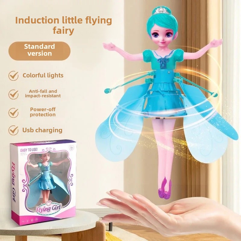 Fliegende Fee Spielzeug für Kinder Kunststoff Material UFO Form Spielzeug Geste Kontrolle Spielzeug Straße Stall Spielzeug Seltsame Spaß Interaktives Spielzeug: Lila