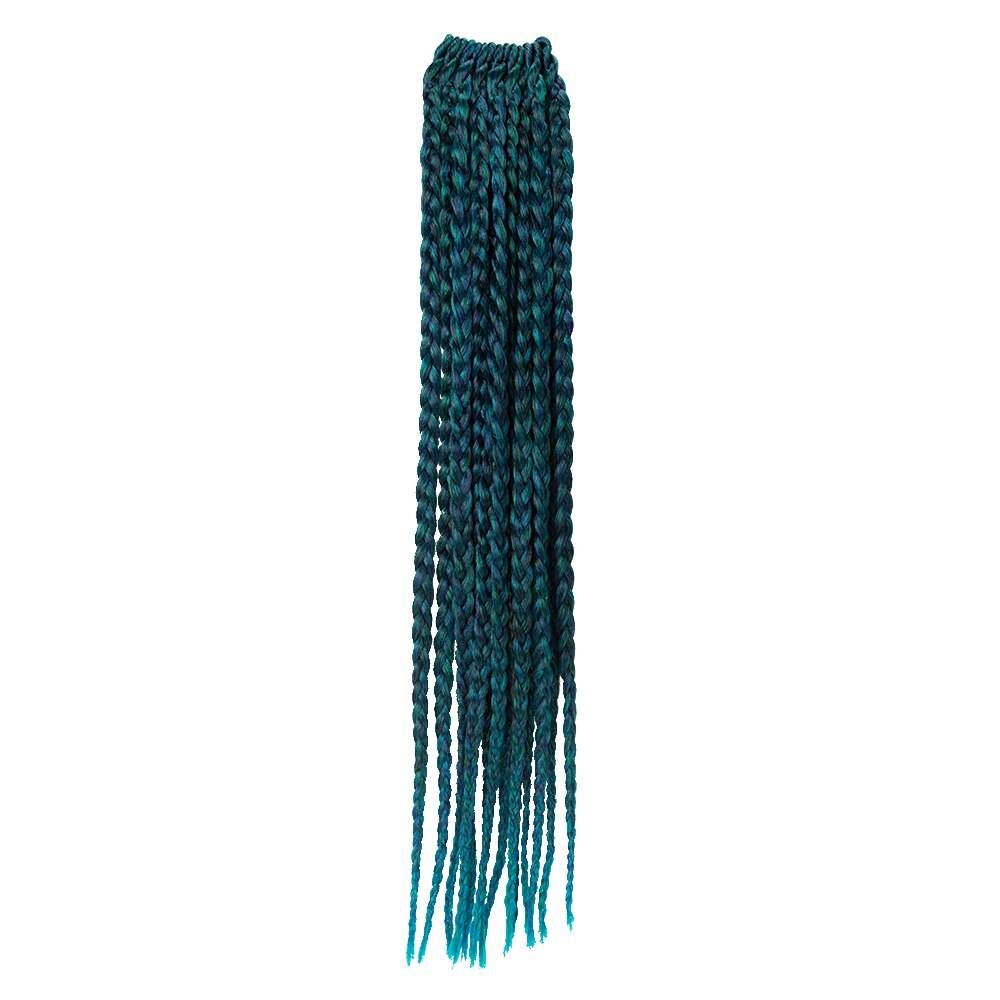 Tresses synthétiques au Crochet ombré rose arc-en-ciel, cheveux longs pour tresses africaines: T1BDG1 / 1 Pcs/Lot