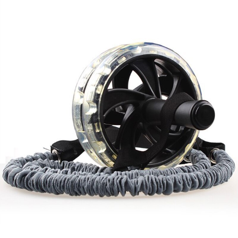 1pc træk reb ab rulle til træning stretch talje mave øvelse mavemuskler slankning udstyre rulle