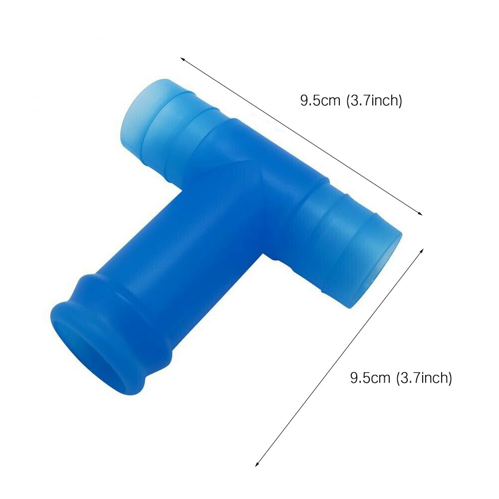 Beer Drinking Snorkel Three Way Pipe T Branch Pipe Double Bottle Drinker Connector For Parties Birthdays Kitchen Bar Drinker
