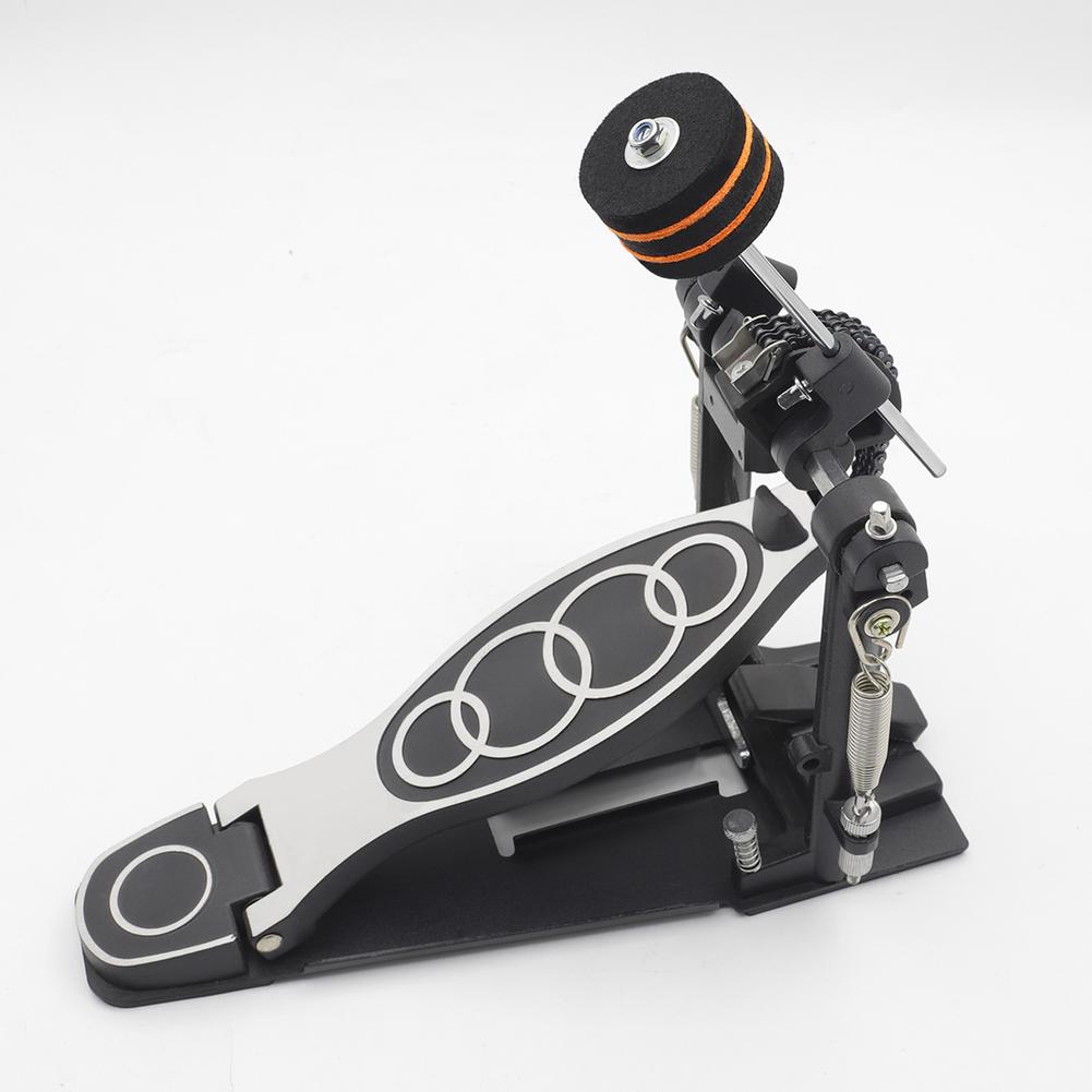 1 Stuks Instrument Accessoires Voelde Bass Drum Beater Pedaal Klopper Voor Drum Liefhebbers Zwarte Goud