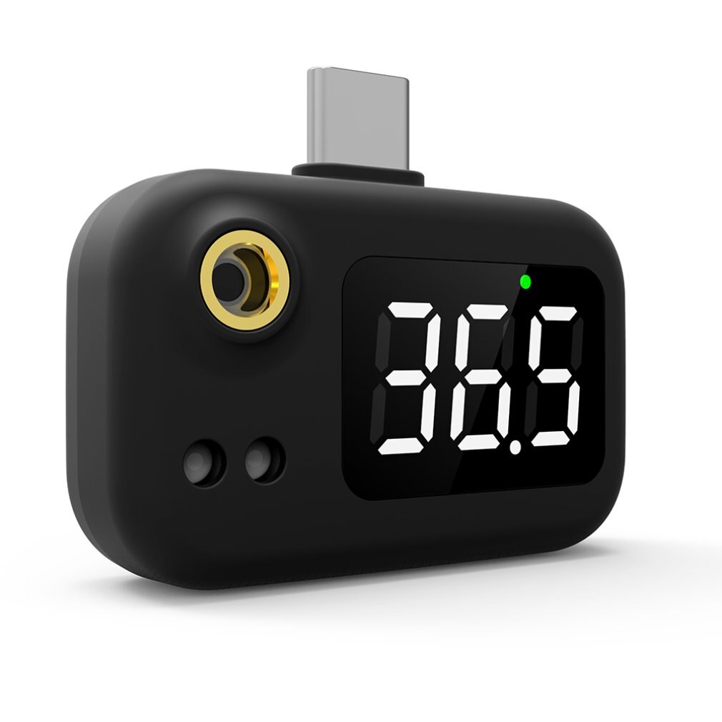 Usb Intelligent Mini Mobile Phone Thermometer Health Care Convenient Infrared Electronic Digital Thermometer