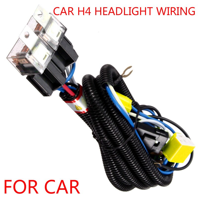 H4 Led Headlight Relay Wiring Relay Harness Car Light Bulb Socket Plug For Car Auto Headlight 2 Headlamp Light Bulb Socket Plug