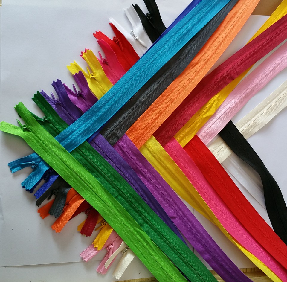5pcs/lot 60cm invisible zipper nylon zipper for DIY repair sewing clothes dress garment accessories