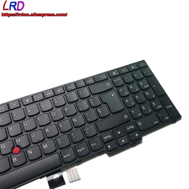 Clavier espagnol Latin ES pour ordinateur portable Lenovo Thinkpad E550 E555 E560 E565,