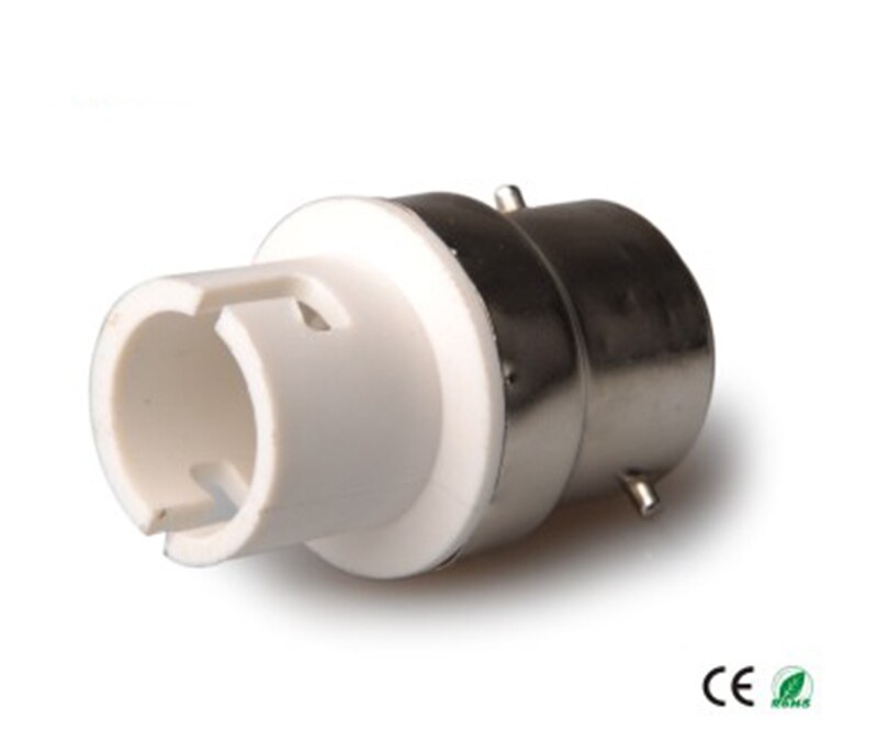 1 Pc B22 Om BA15D Lamp Base Adapter, BA15d Om B22 Licht Socket Houder Converter, kunt U Installeren BA15D Lamp In B22 Socket Ce