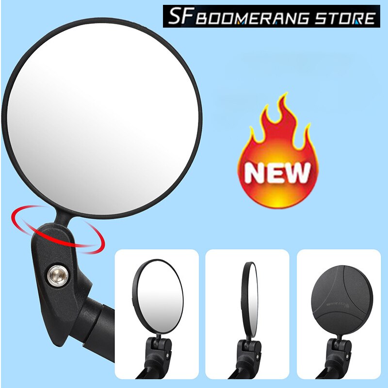 Bike Spiegel Ronde Stuur Spiegel Fiets Achteruitkijkspiegel Stuur Spiegels Fietsen Mtb Fiets Handvat Achteruitkijkspiegel Fiets Accessoires