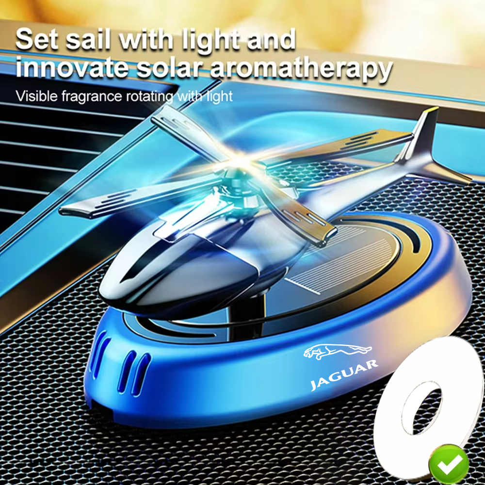 Solar Aromatherapy Car Air Freshener Alloy ABS Aroma Diffuser for Jaguar XF XE XJ F-PACE F-TYPE X760 X260 X761 Car Accessories