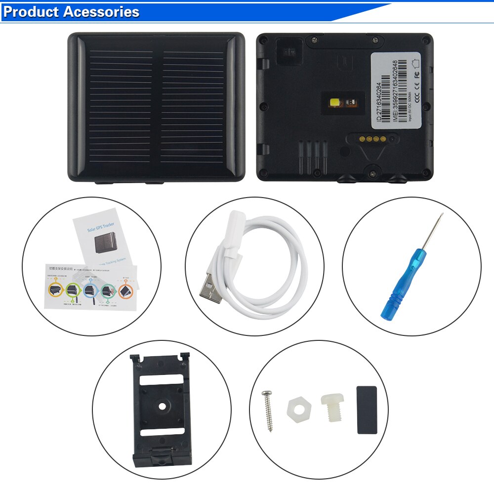 Global mini GPS pets animal dogs tracker RF-V26 remote control animal Solar GPS long time standby waterproof car gps moto