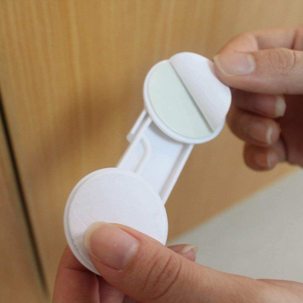 4 Stuks 98*38Mm Plastic Kast Lock Kind Veiligheid Bescherming Baby Veiligheid Koelkast Veiligheidsslot Ladeblokkering Veiligheid voor Baby