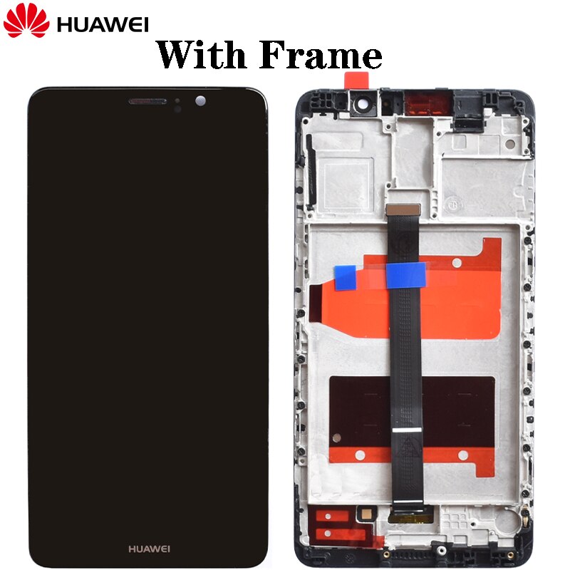 Oryginalny 5.9 ''wyświetlacz dla Huawei kumpel 9 LCD MHA-L09 MHA-L29 z ekranem dotykowym Digitizer zgromadzenie wymień zamiennik z ramą
