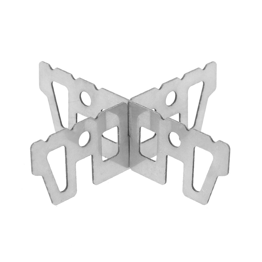 Lixada stufa ad alcool da esterno stufa da campeggio pentole stufa da campeggio croce fornello da pesca forno con supporto: stove rack