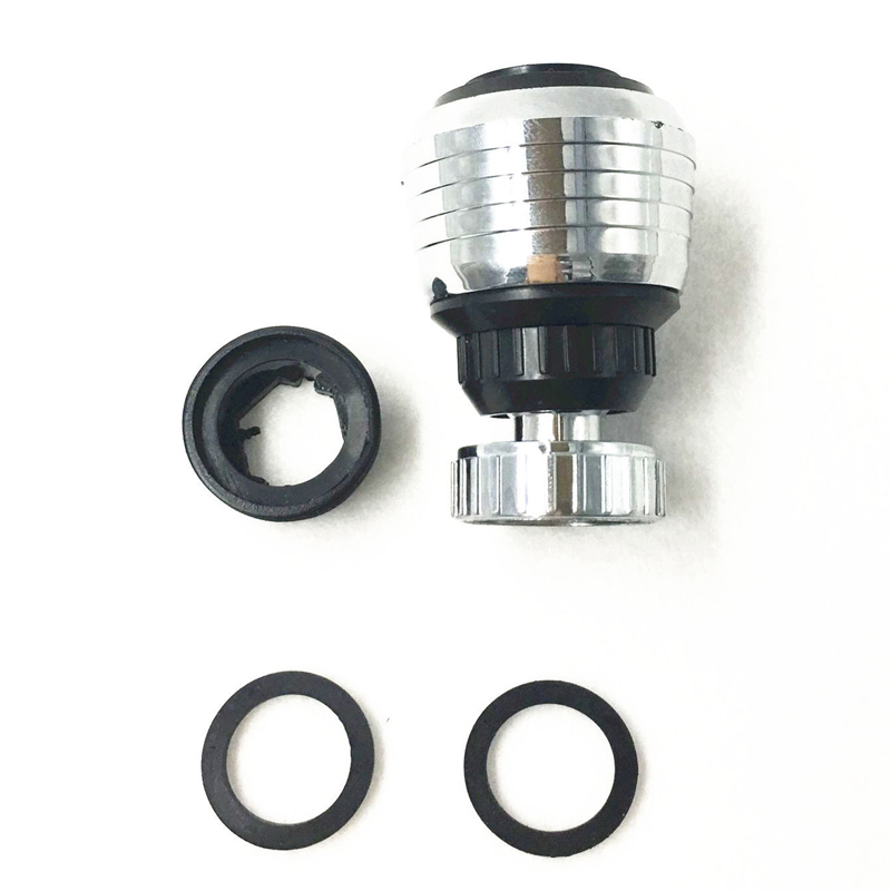 Rubinetto della cucina aeratore 2 modalità diffusore del filtro dell'acqua regolabile a 360 gradi rubinetto dell'ugello di risparmio idrico: giallo