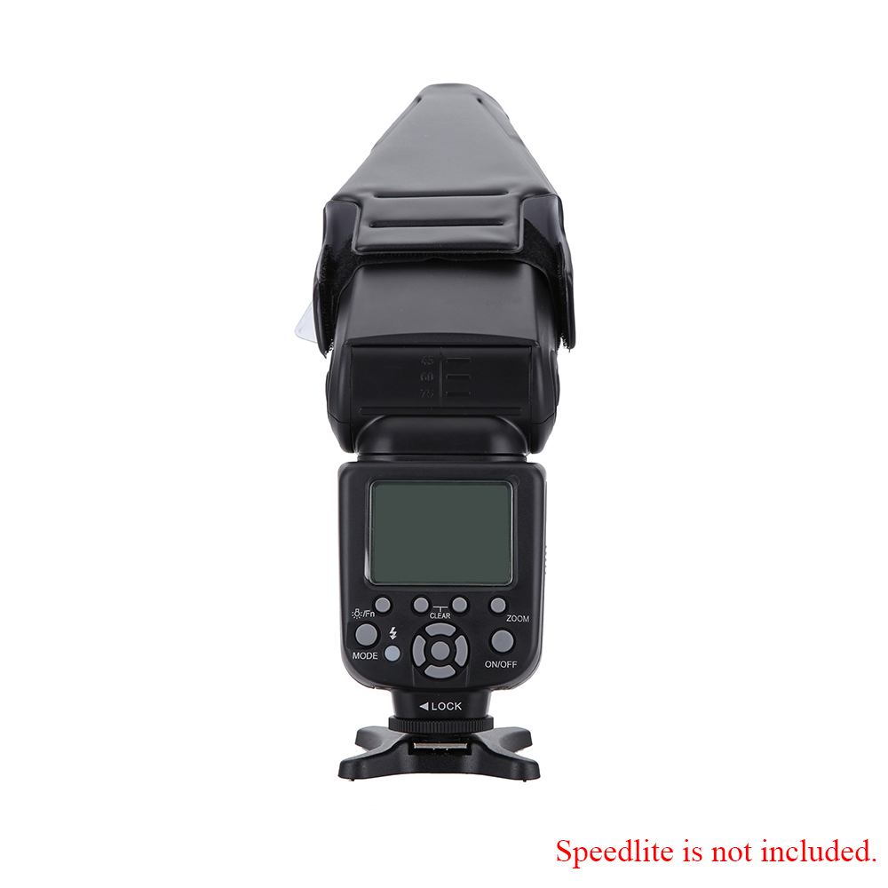 Diffuseur Flash universel à réflecteur pliable pour Canon YongNuo Nikon Nikon Sony Penatx Mezt Flash Flash