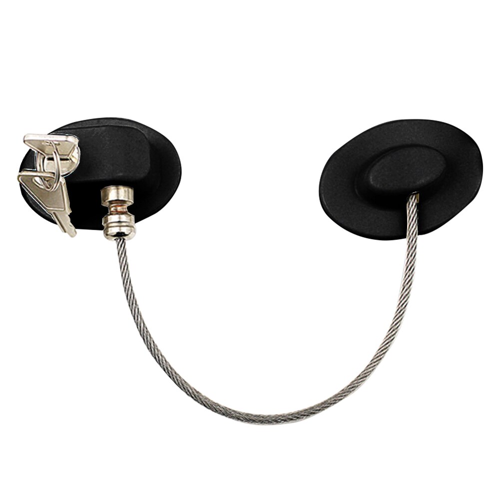 Adhesive Anti-Corrosion Punch Free Window Cabinet Home Drawer Rustproof Wardrobe Baby Refrigerator Lock Child Safety Protection: Black