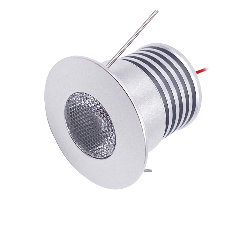 1w 2w 3w 4w mini-lanterner led-spotlight downlight vitrineskap barbord tak innebygd trapp innendørs led  dc 12v-24v