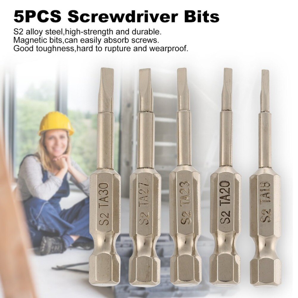 5 PCS S2 Staal Magnetische Driehoek Schroevendraai... – Grandado