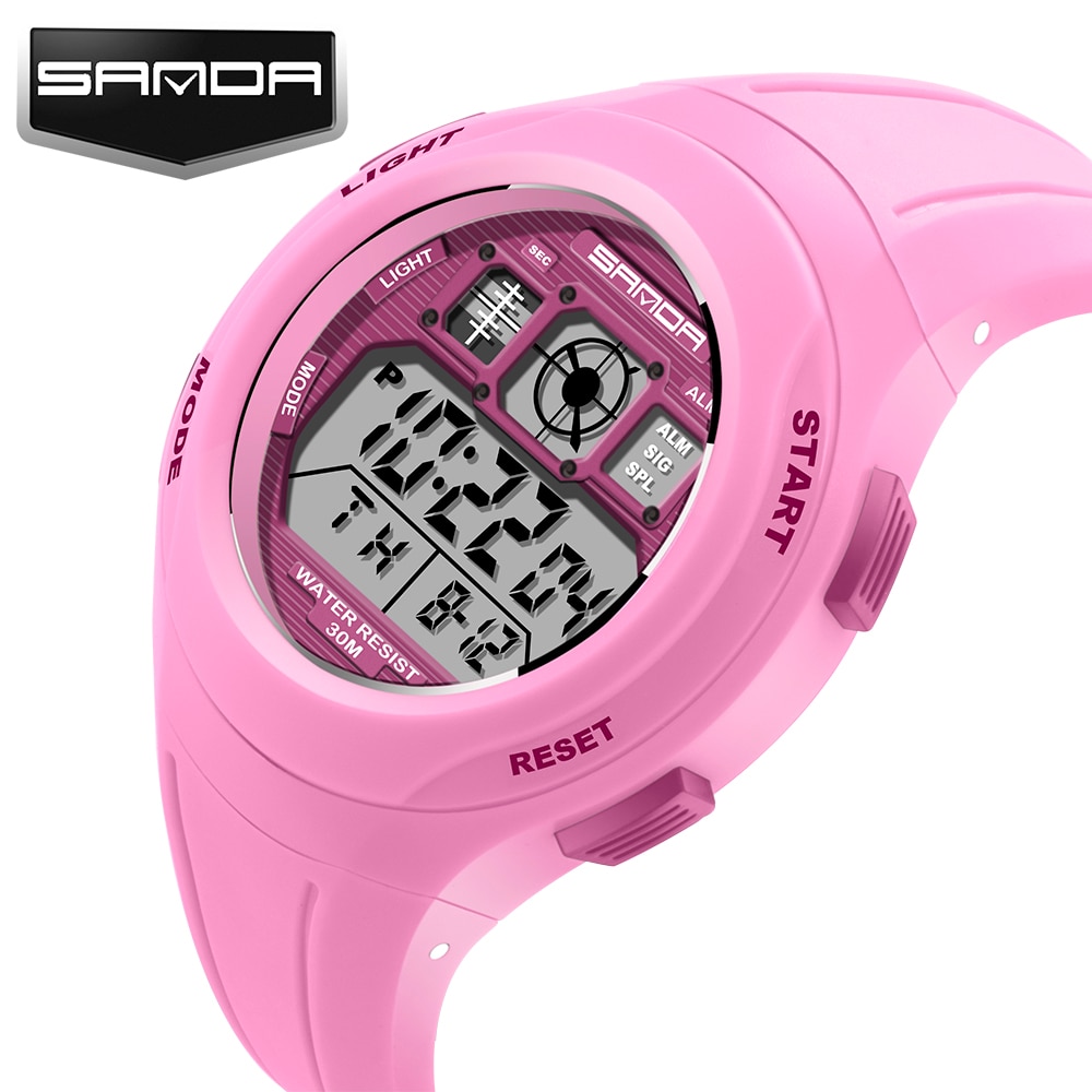SANDA Sport Horloges Digitale LED Quartz horloge kinderen jongens meisjes mode sport Reloj Relojes horloges klok