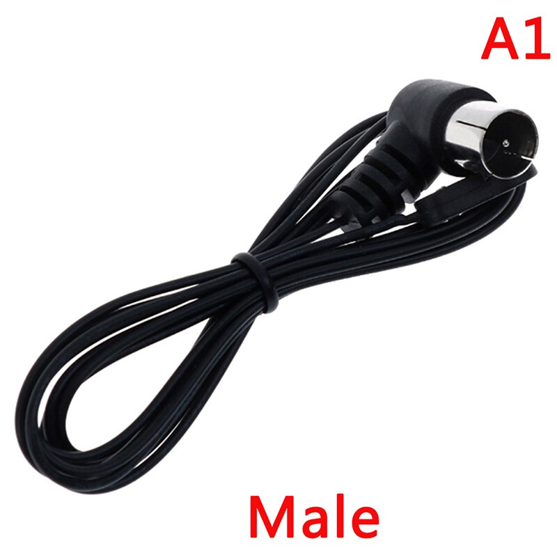 Dlenp-antennes fm-antenne 75 ohm ongebalanceerd voor natuurlijk geluid stereo-ontvanger voor fm-radio/hifi/dab/tv binnengebruik zwart: A1