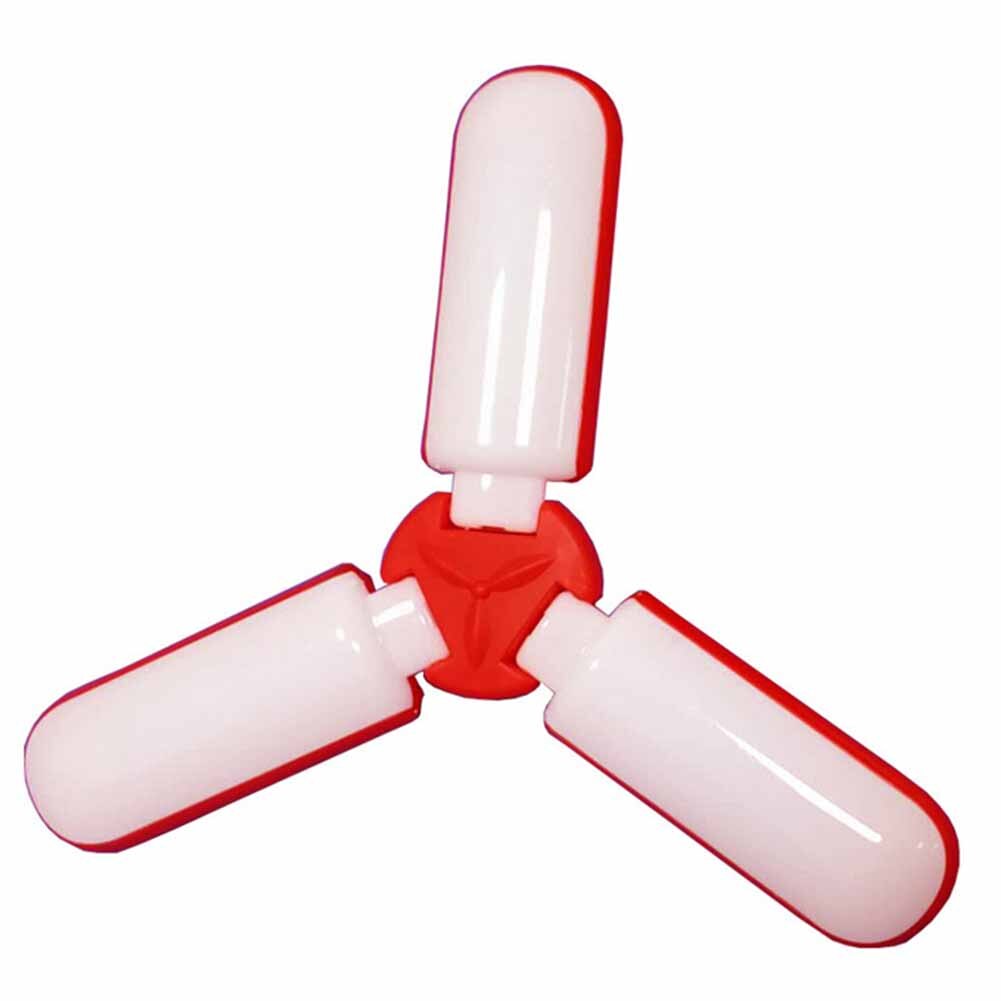 E27 LED Three-Leaf Garage Light Warehouse Folding Lamps Cold White LED Industrial Foldable Lights