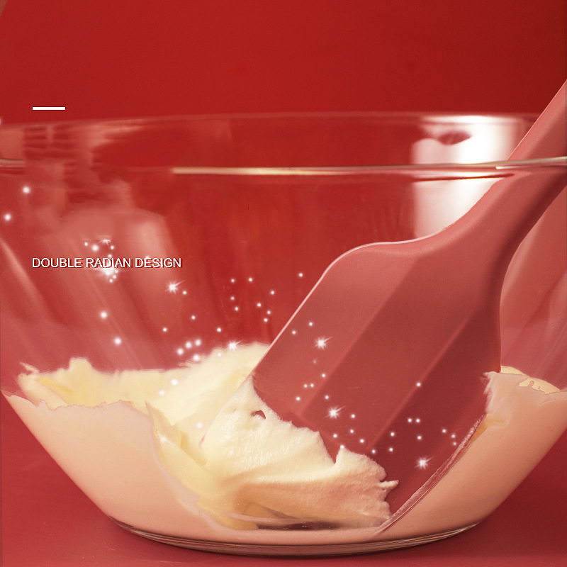 Silicone Spatula Pastry Cake Scraper Butter Spreader Kitchen Cooking Baking Accessories Heat-Resistant Utensils Tools Food Grade