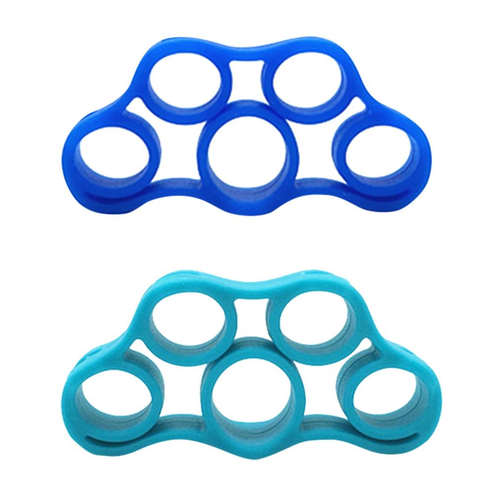2Pcs Siliconen Hand Vinger Trainer Ring Anti Stress Speelgoed Student School Verhogen Focus Speelgoed Antistress Voor Autisme: 2pc1