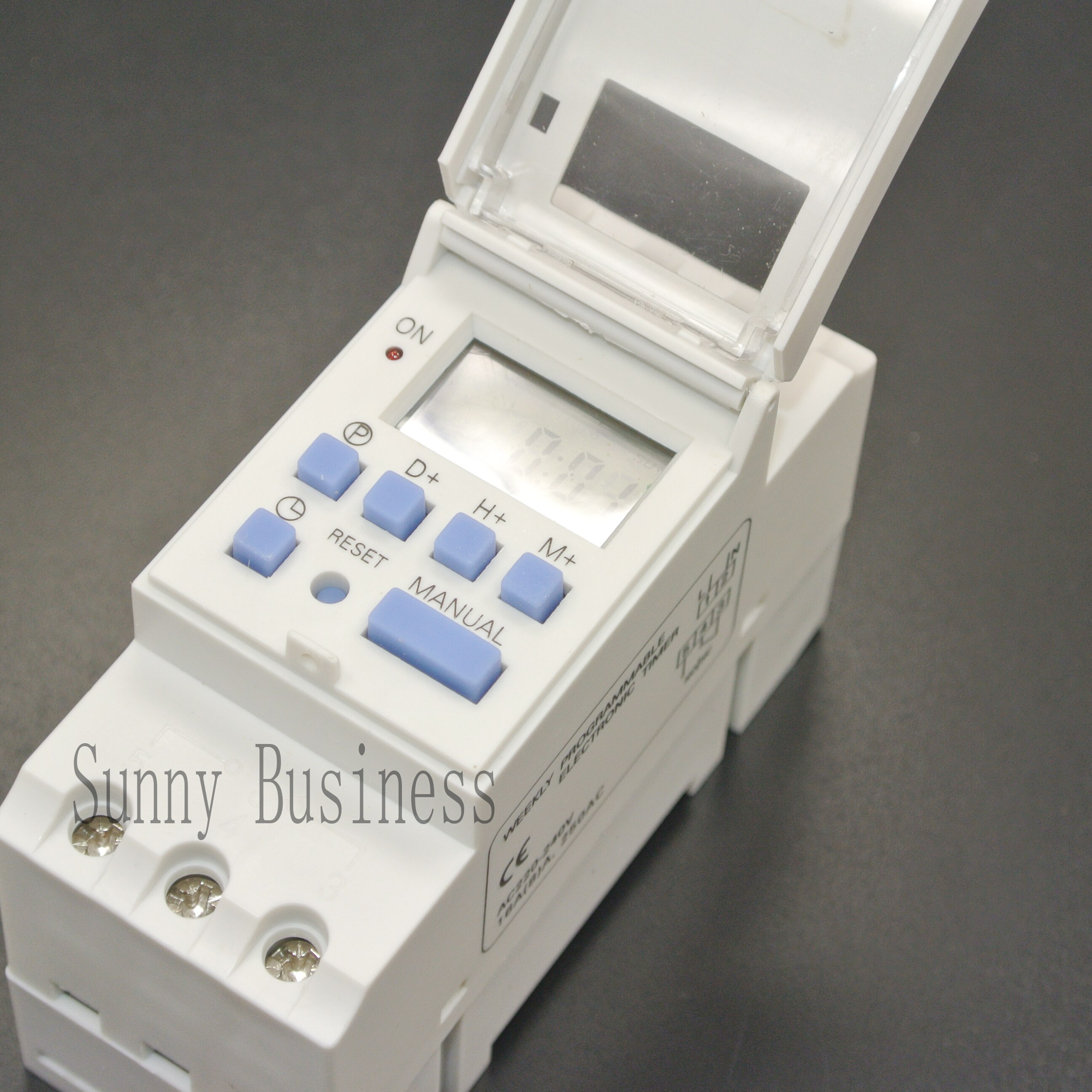 Elektronische Weekly 7 Tage Programmierbare Digitale TIMER-ZEITSCHALTER Relais Timer Control DC12V 16A Din-schiene