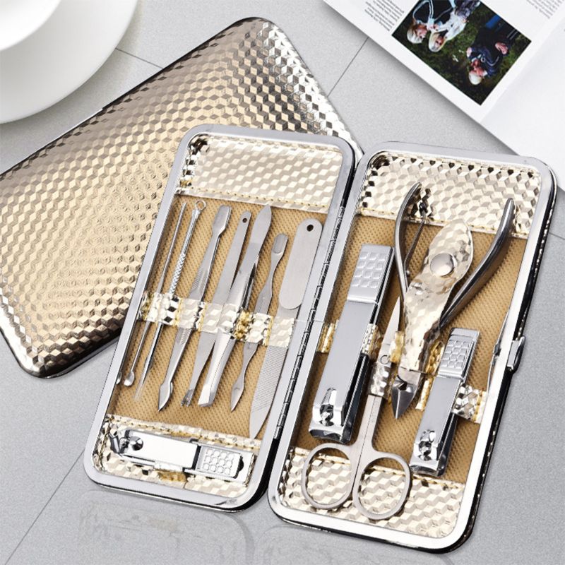 Professionele Nail Care kit Manicure Grooming Set Travel Case Nagelknipper Tool Manicure Pedicure Set