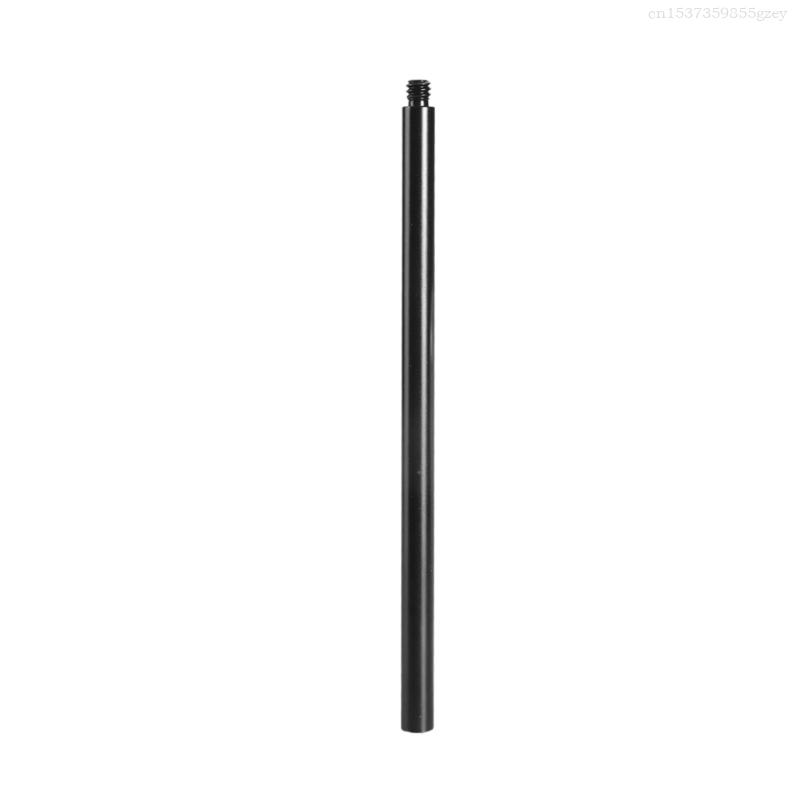 Portable Tripod Extension Rod with 1/4Inch Screw for Stability Enhancement F0T1: black